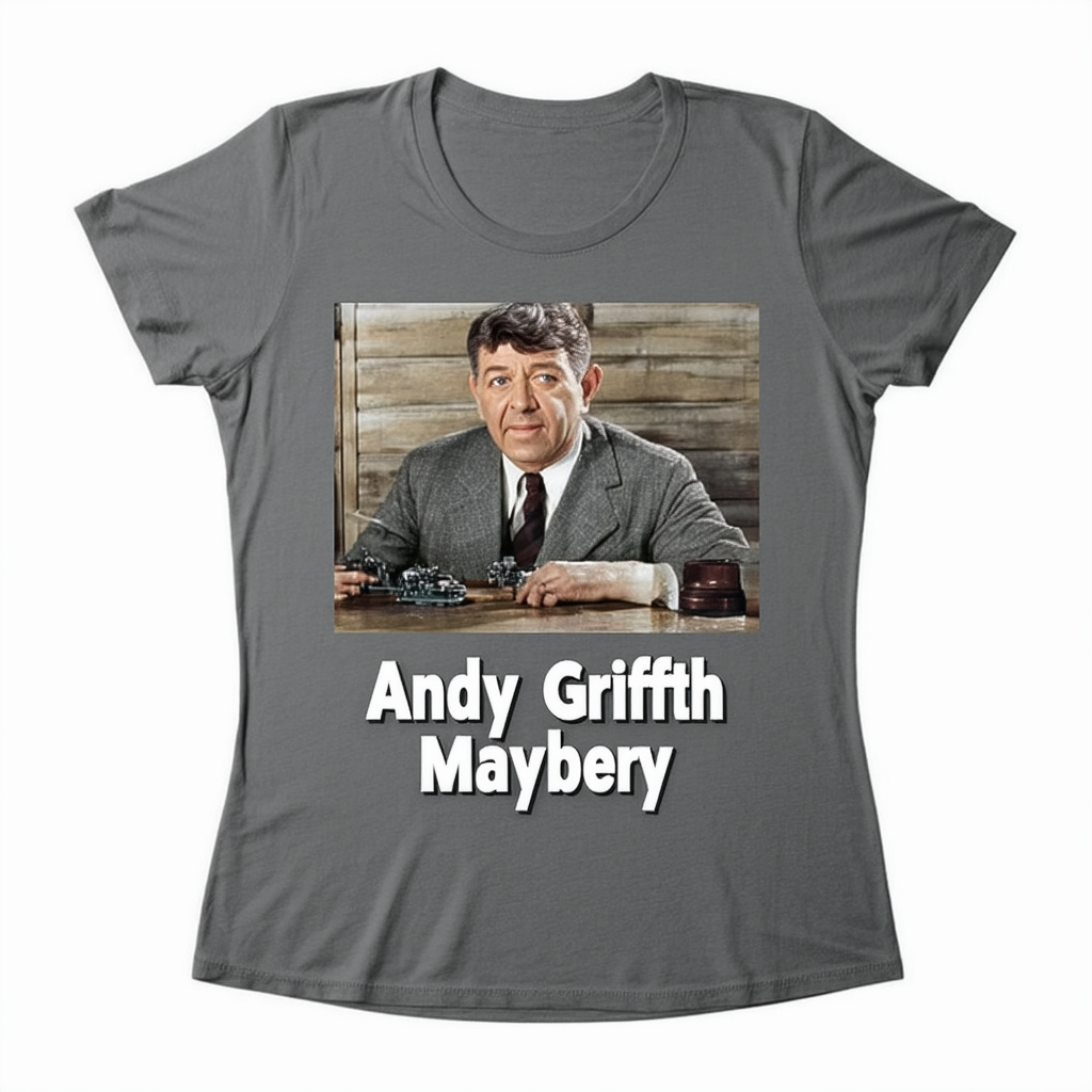 Andy Griffith Mayberry Women's Sheer Fitted T Shirt