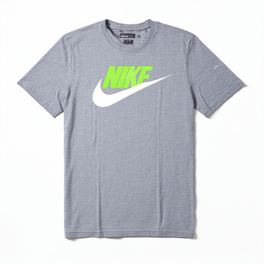 Nike Men's T-Shirt Cotton/Polyester Blend DR0584 Grey (Large)