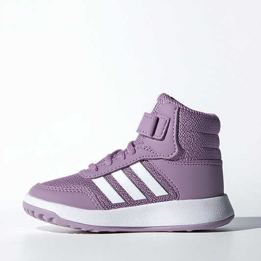 adidas Kids Hoops Mid 2.0 Sneaker, Mauve/Matte Silver/Light Granite, 10 US Unisex Toddler