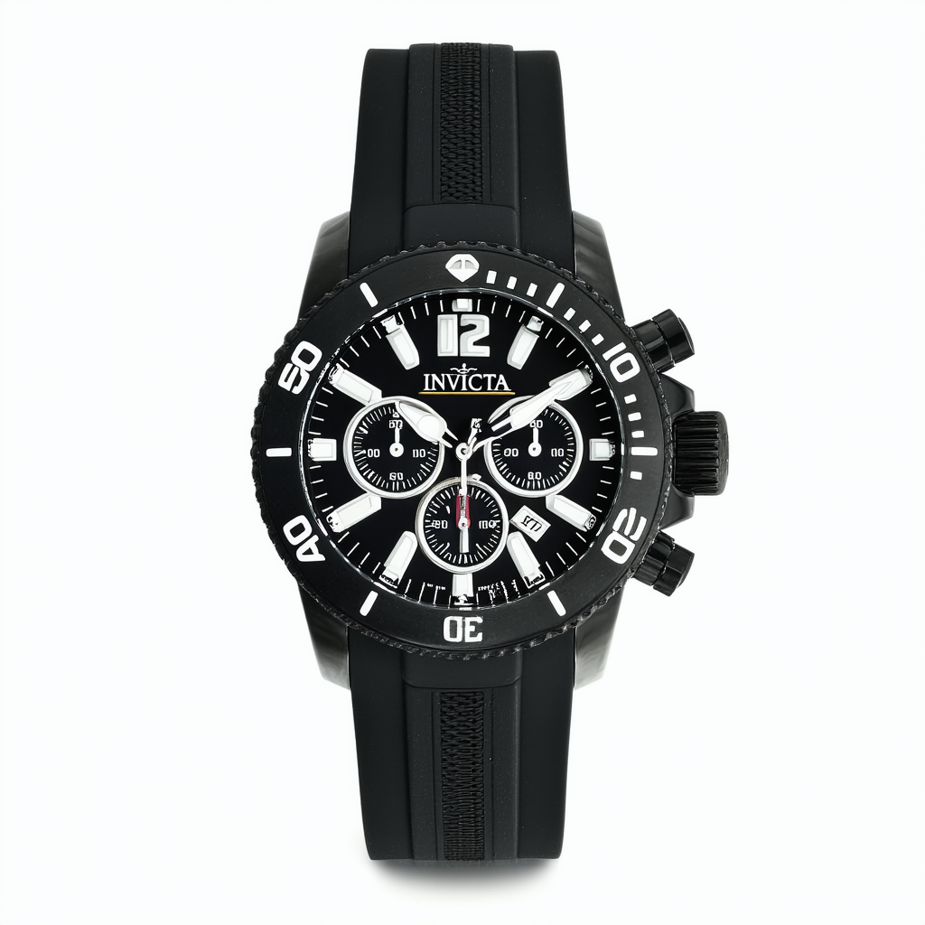 Invicta Men's 6841 S1 Collection Rally GMT Black Rubber Watch