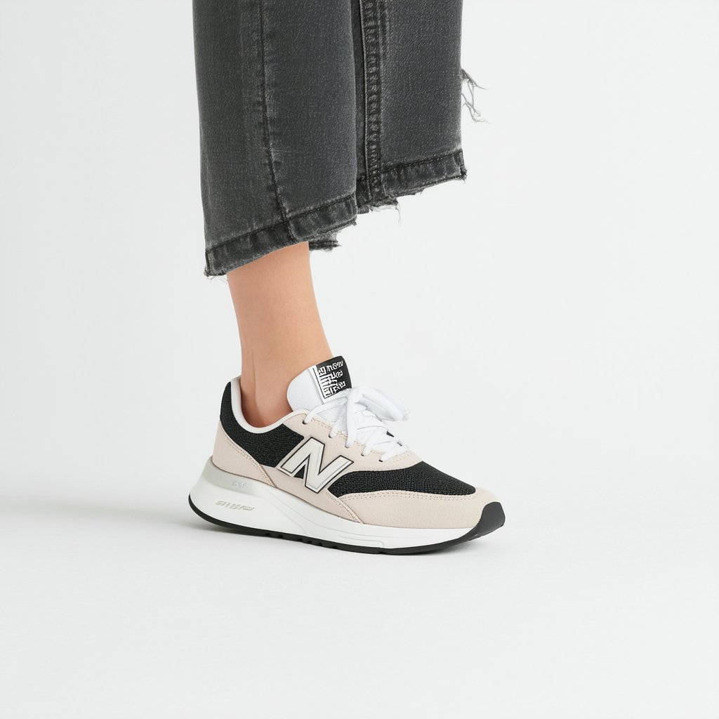 New Balance Women's 515 V1 Sneaker, Moonbeam/Black, 10 Wide