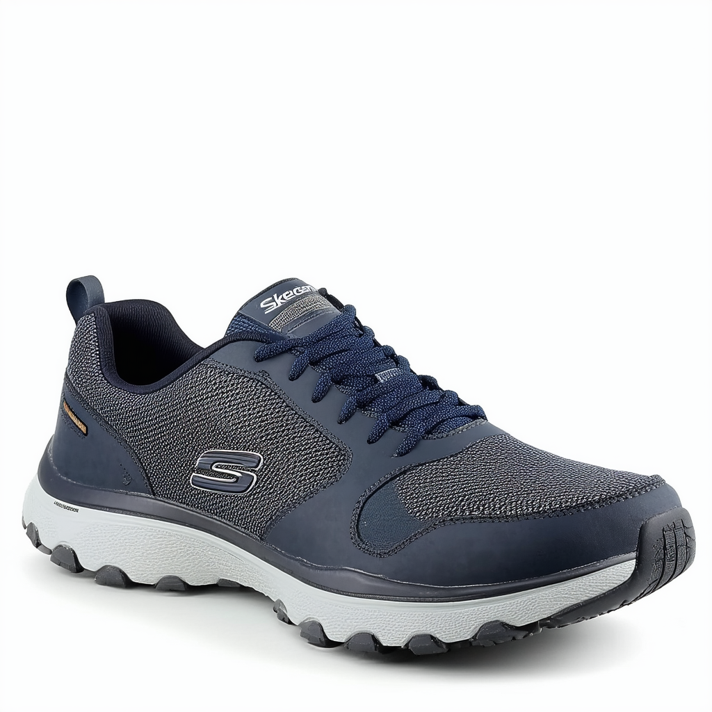Skechers Sport Men's Quantum Flex Country Walker Oxford, Navy/Gray, 9 M US