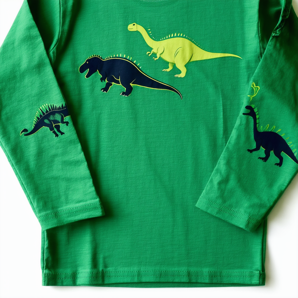 Threadrock Kids Heart of Dinosaurs Youth Long Sleeve T-Shirt