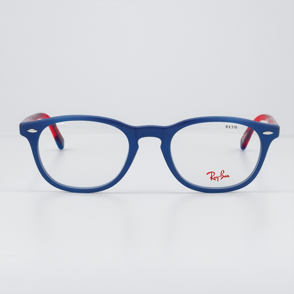 Ray-Ban RX5316 Eyeglasses-5388 Blue/Red-53mm