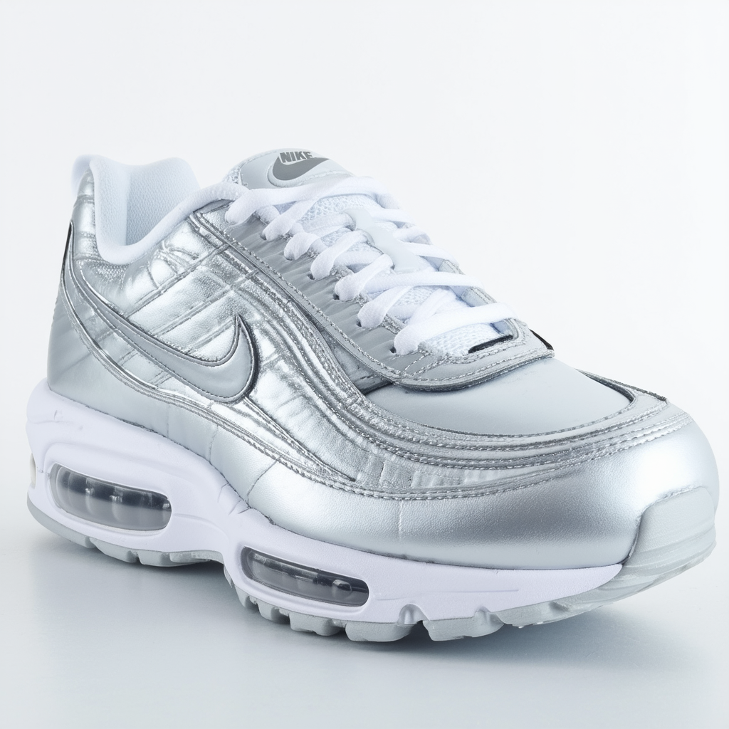 Nike Air Max LTD metallic silver/white size 9