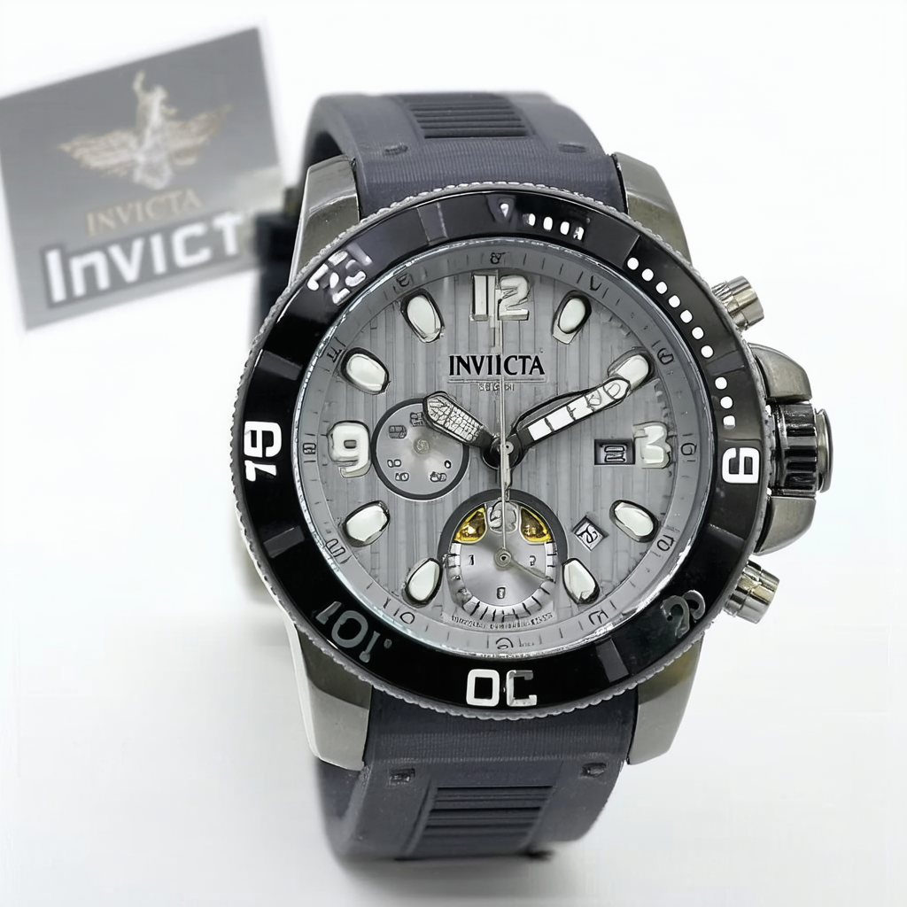 Invicta Men's 16370 Russian Diver Analog Display Mechanical Hand Wind Grey Watch