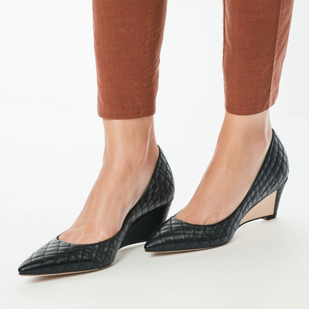 Cole Haan Women's Tali Grand Quilted 40mm Wedge Pump