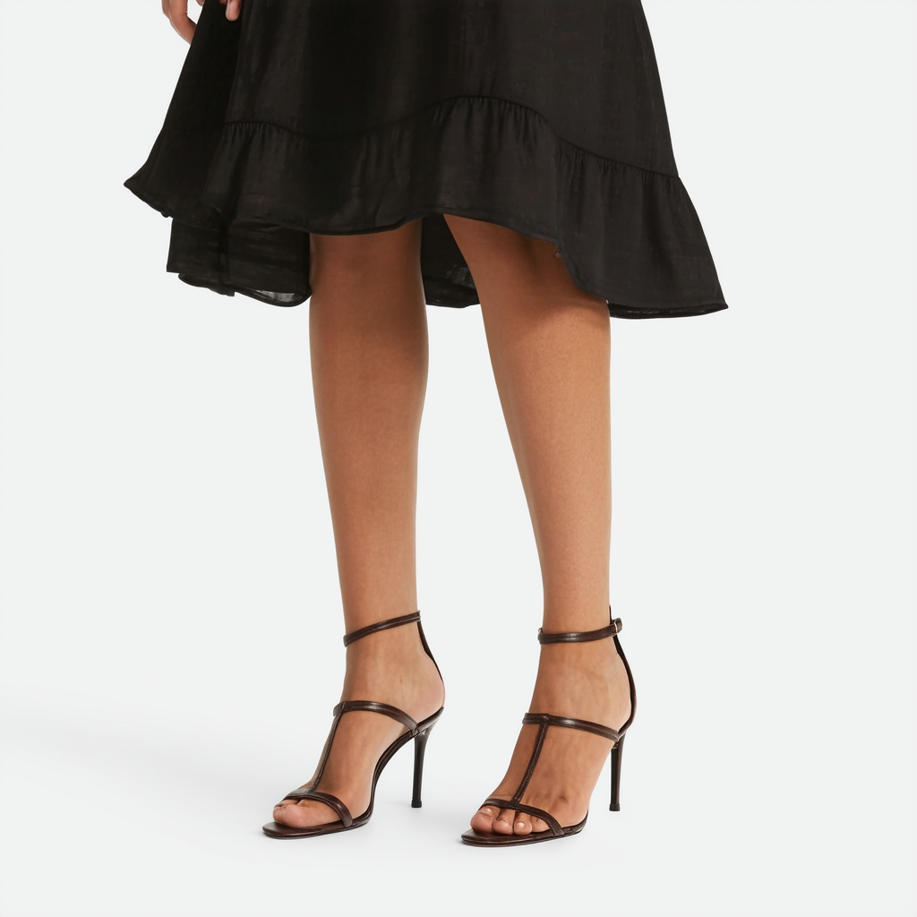 Nine West Women's Bellermo Leather Dress Sandal