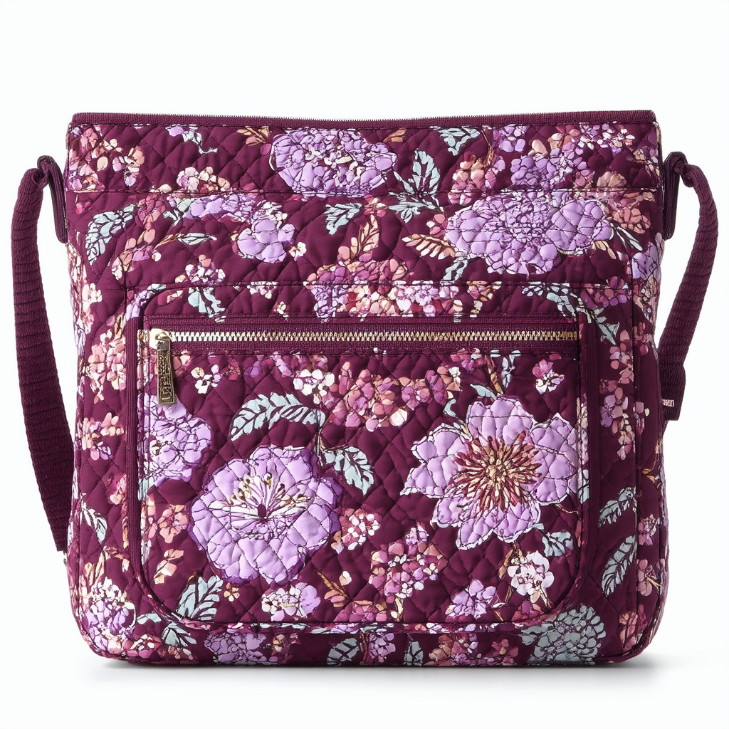 Vera Bradley Carson Mailbag in Bramble Signature Cotton