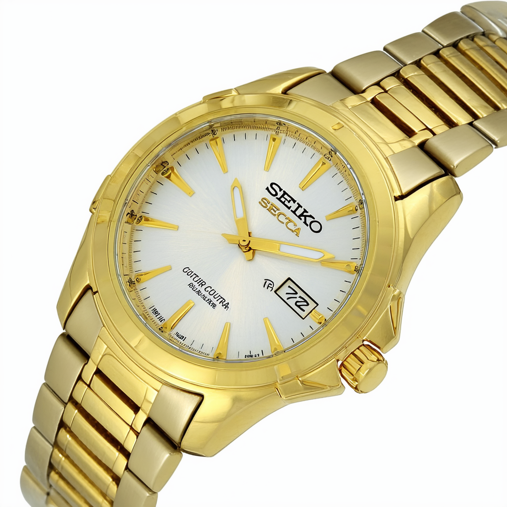 Seiko Men's SGEC72 Coutura Gold-Tone Watch