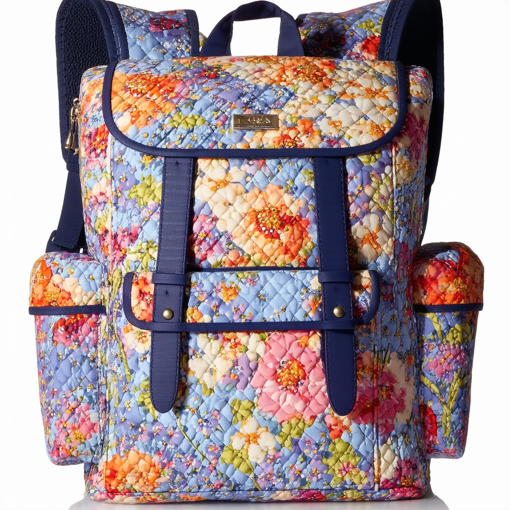 Vera Bradley Essential Large Backpack - Scattered Wildflowers