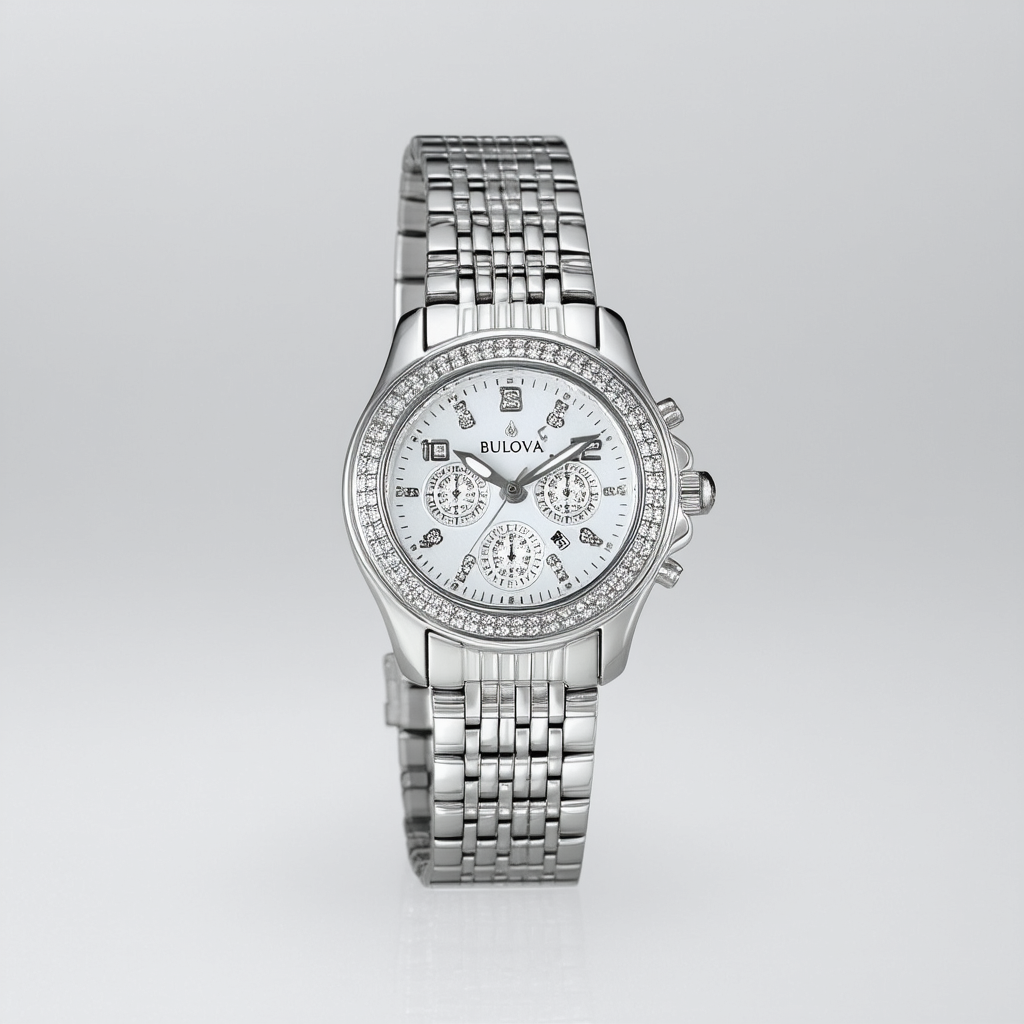 Bulova Women's 96R04 Diamond Accented Watch