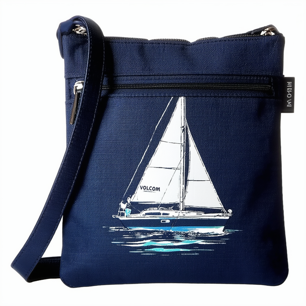 Volcom Caught on a Yacht Juniors Crossbody Purse - Navy