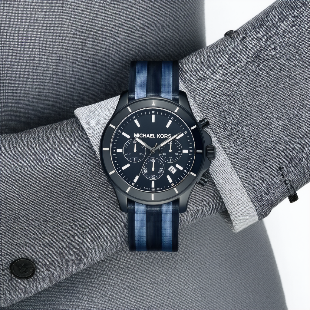 Michael Kors Everest Grosgrain Mens Watch MK8398