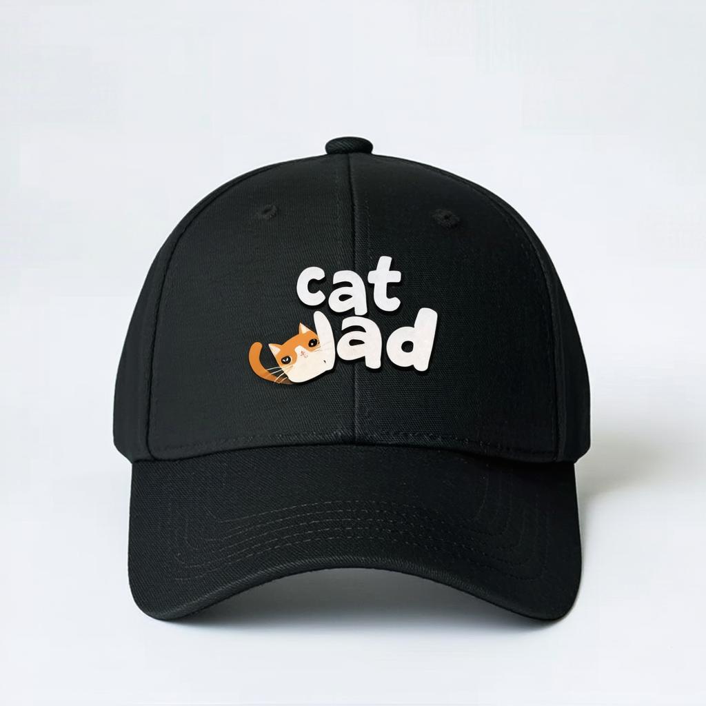 CafePress Cat Dad Cap Baseball Cap
