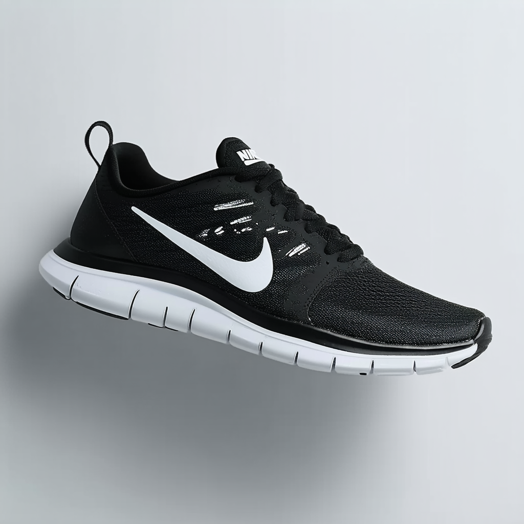 NIKE Free 4.0 V2 Running Shoes - 7.5 - Black