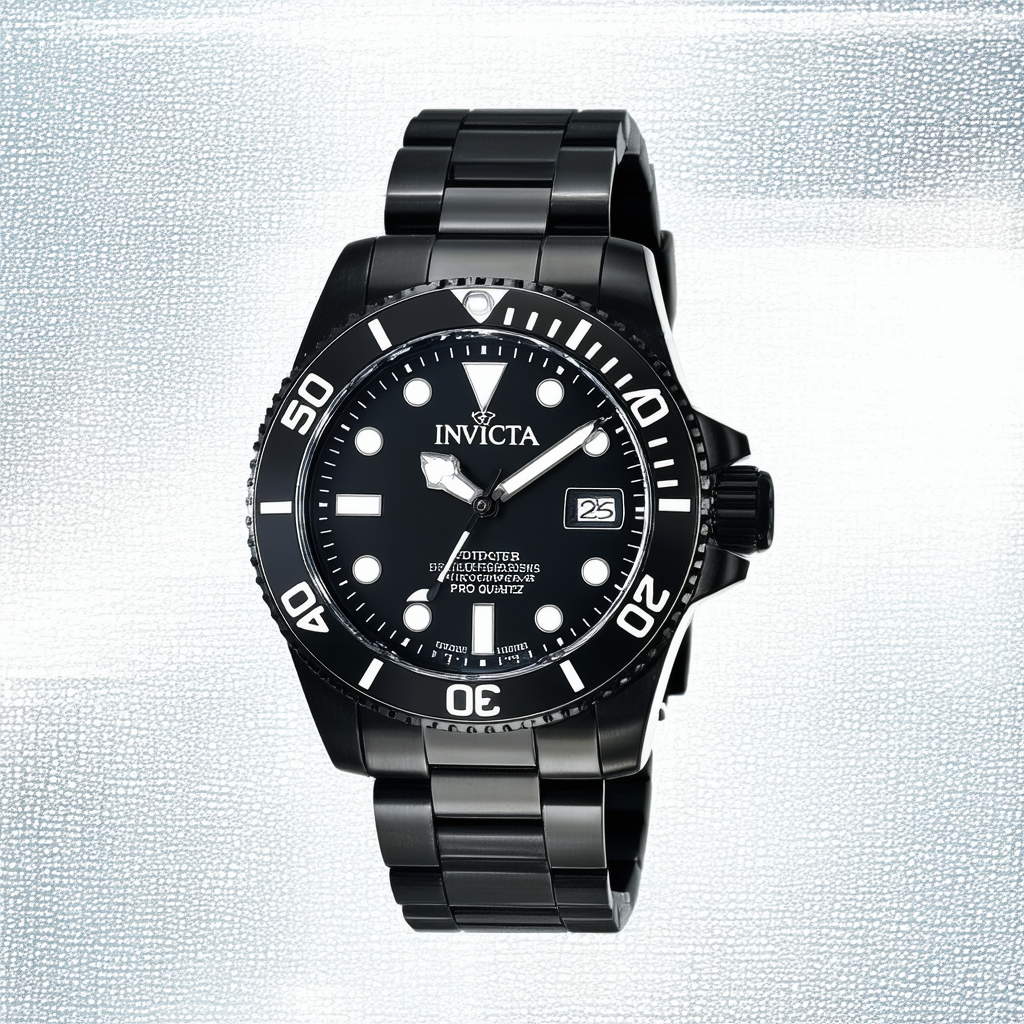 Invicta Men's 25818 Pro Diver Analog Display Quartz Black Watch