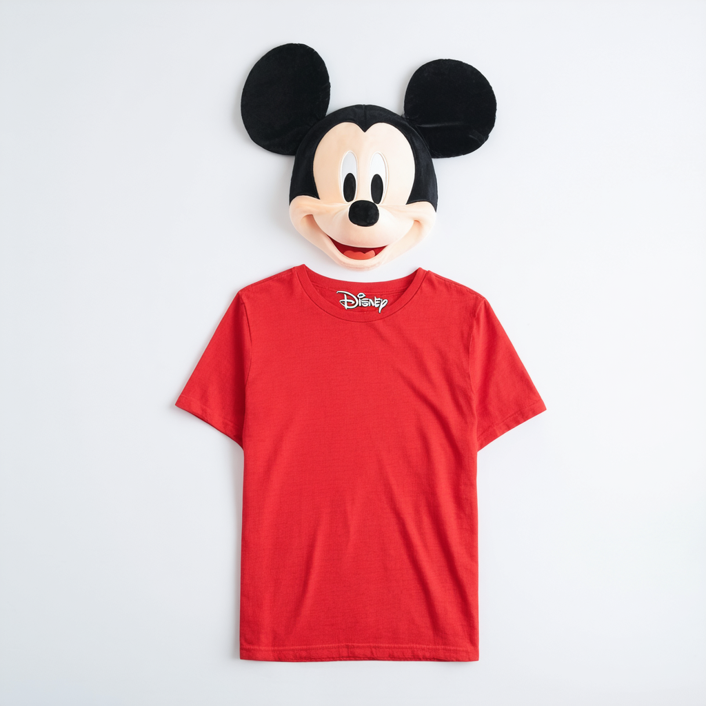 Disney Mickey Mouse RED 28 Youth Boys T-Shirt Medium