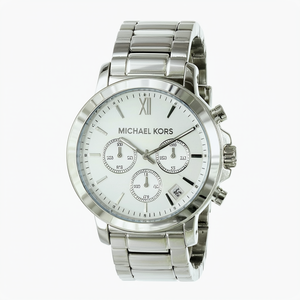Michael Kors Women's MK6186 - Brinkley Silver Watch