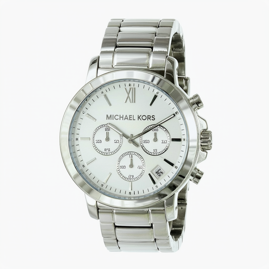 Michael Kors Women's MK6186 - Brinkley Silver Watch