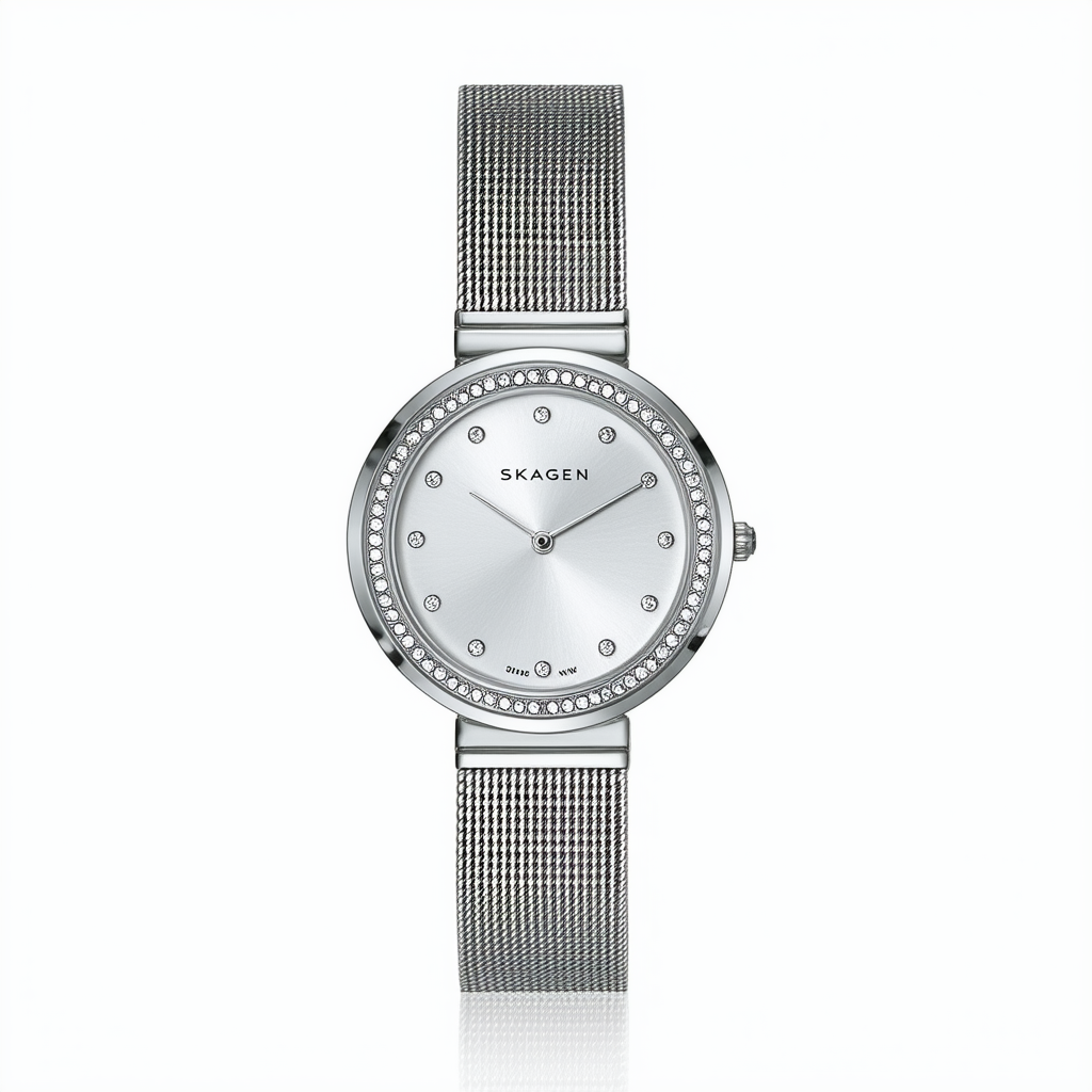 Skagen Women's Crystal Accented Mesh Watch #502XSGS
