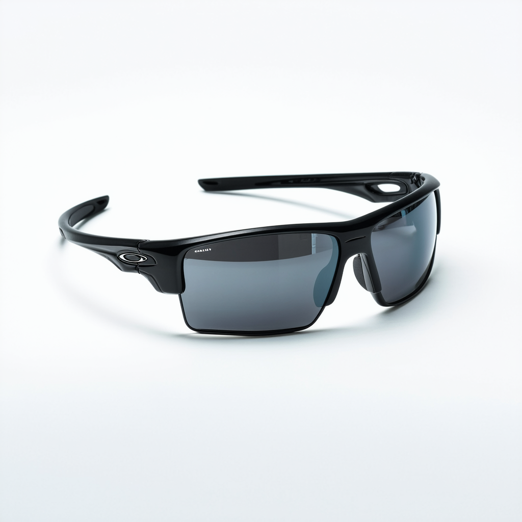 Oakley Gascan Sunglasses Polished Black/Grey & Carekit Bundle