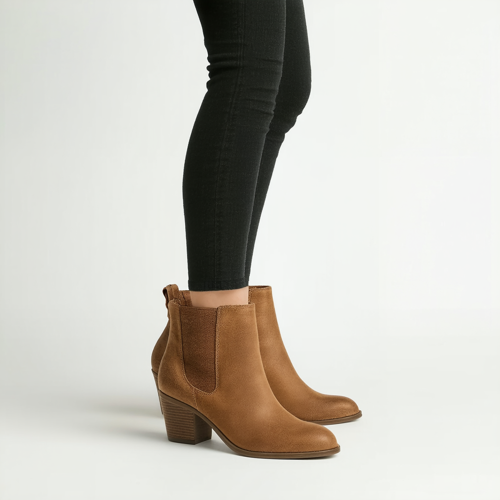 Naturalizer Women's Zarie Ankle Boot, Tan, 7.5 M US