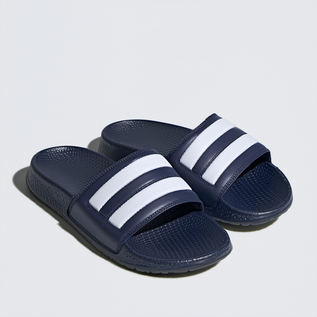 adidas Men's Adilette Comfort Slides Sandals, Collegiate Navy/Collegiate Navy/Collegiate Navy, 13