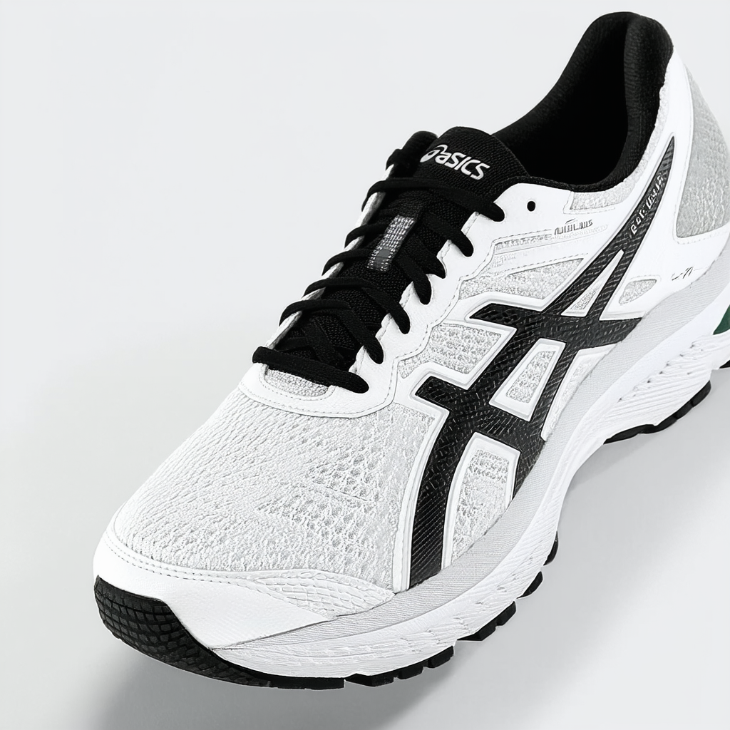 ASICS Men's Gel-Cumulus VIII Size: 12.5, Width: 4E, Color: White/Black