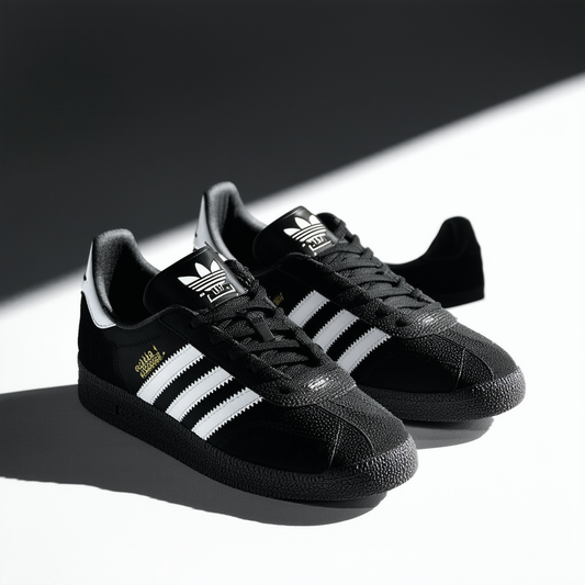 adidas Originals Men's Samoa Retro Sneaker Running Shoe, Black/Black/Black, (5 M US)