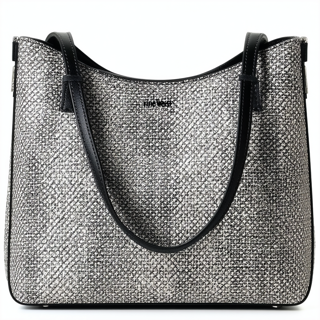 Nine West Mod Mix 9 Jacquard Medium Shopper Shoulder Bag