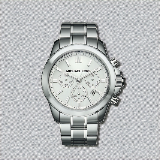 Michael Kors Men's Jet Master Silver-Toned Watch MK9024