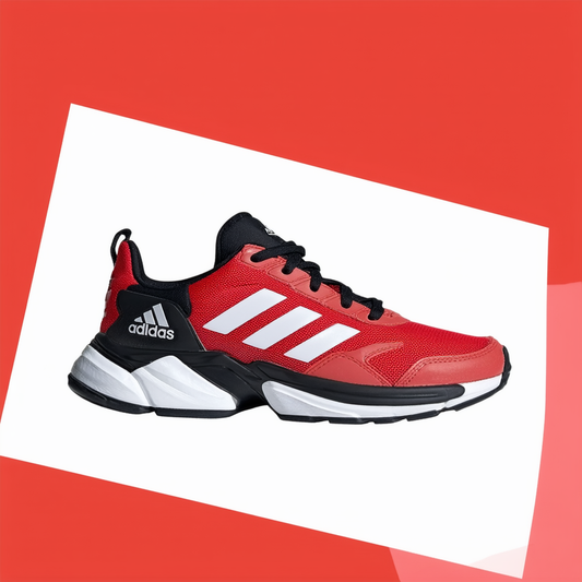 adidas Men's Falcon, Active red/White/Black, 10 M US