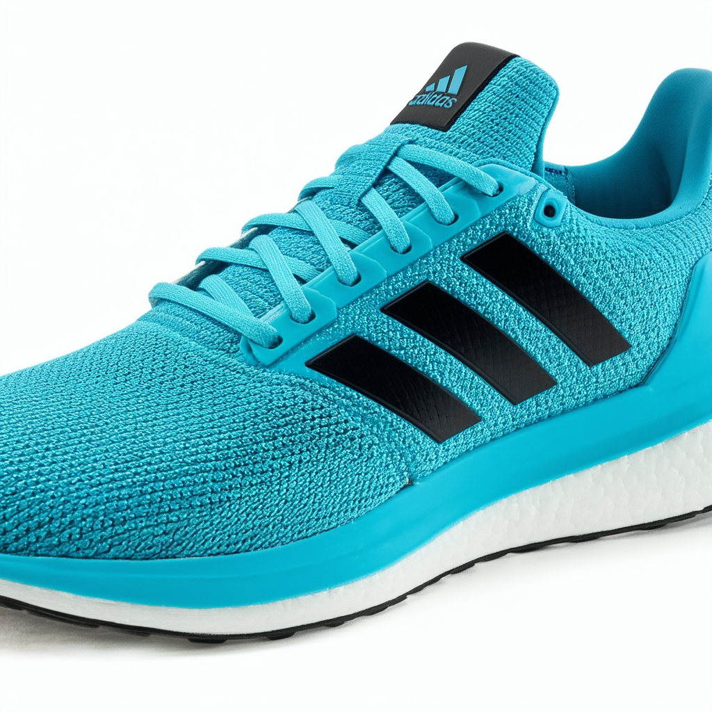 adidas Men's Solar Drive, shock cyan/white/black, 11 M US