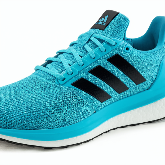 adidas Men's Solar Drive, shock cyan/white/black, 11 M US