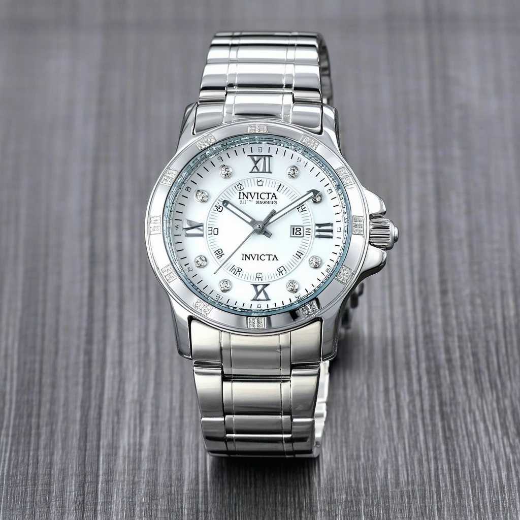 Invicta Women's 16890 Angel Analog Display Swiss Quartz Silver Watch