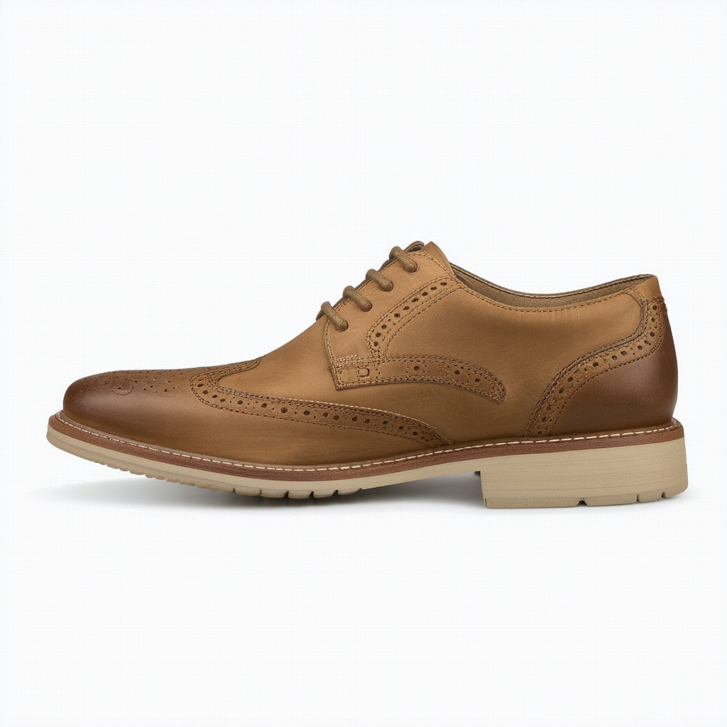 Rockport Men's Style Purpose Wingtip Tan 7 M (D)-7 M