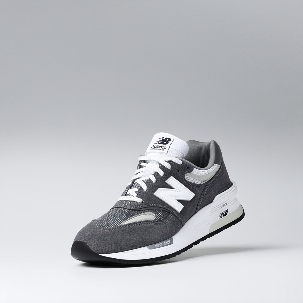 New Balance Women's 997H V1 Sneaker, Castlerock/White, 8