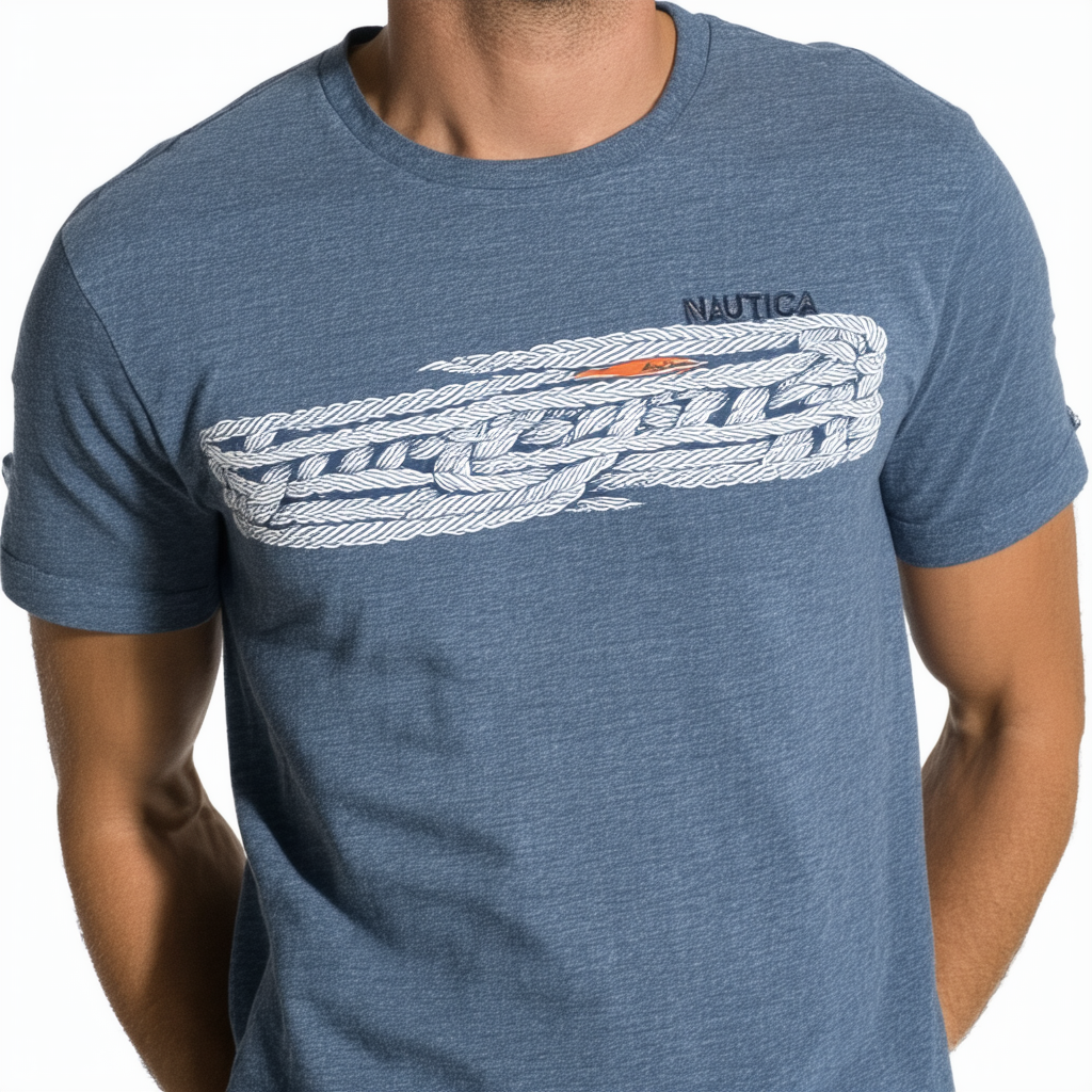 Nautica Men's Knot Graphic T-Shirt