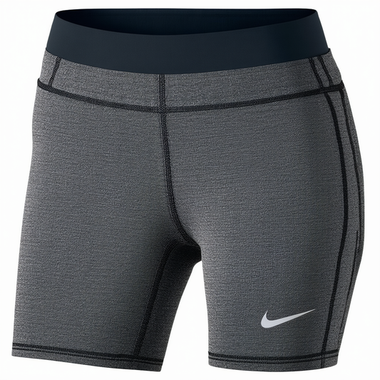 NIKE Pro Women's Training Shorts 3IN Carbon Heather,Large