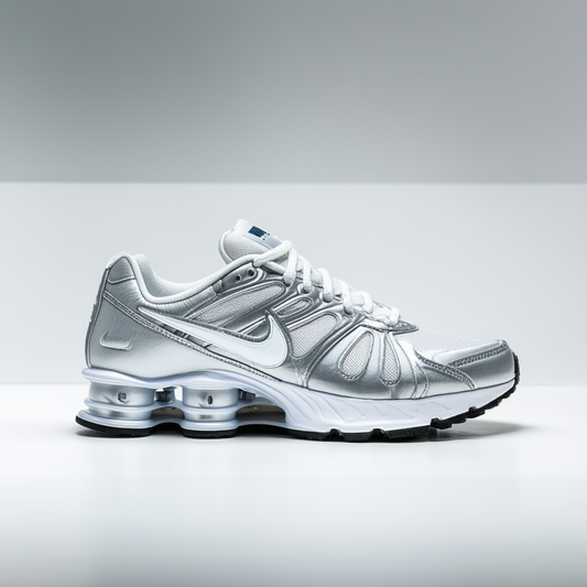 Nike Trainers Shoes Womens Shox Nz Eu Silver