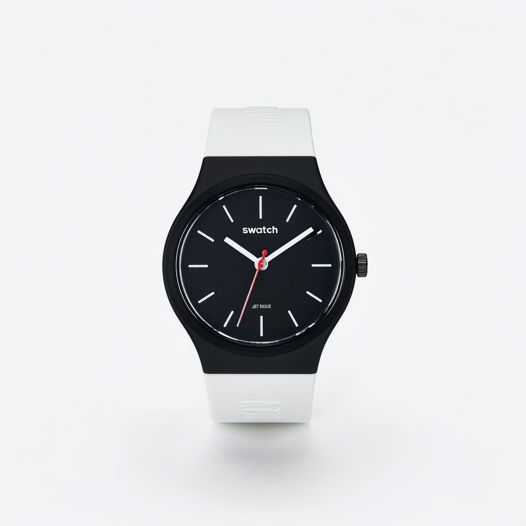 Swatch Jet Black 2 POP Swiss Quartz Watch