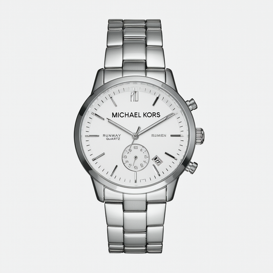 Michael Kors Women's Runway Quartz Watch with Stainless-Steel Strap
