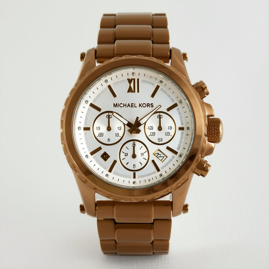 Michael Kors MK5633 Ladies Chronograph Tan Watch
