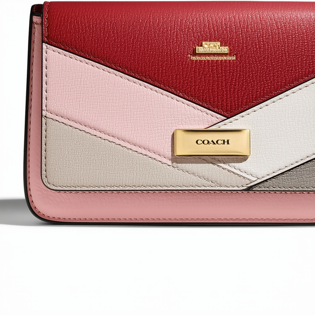 Coach Women's Geometric Colorblock Ruby Crossbody Bag
