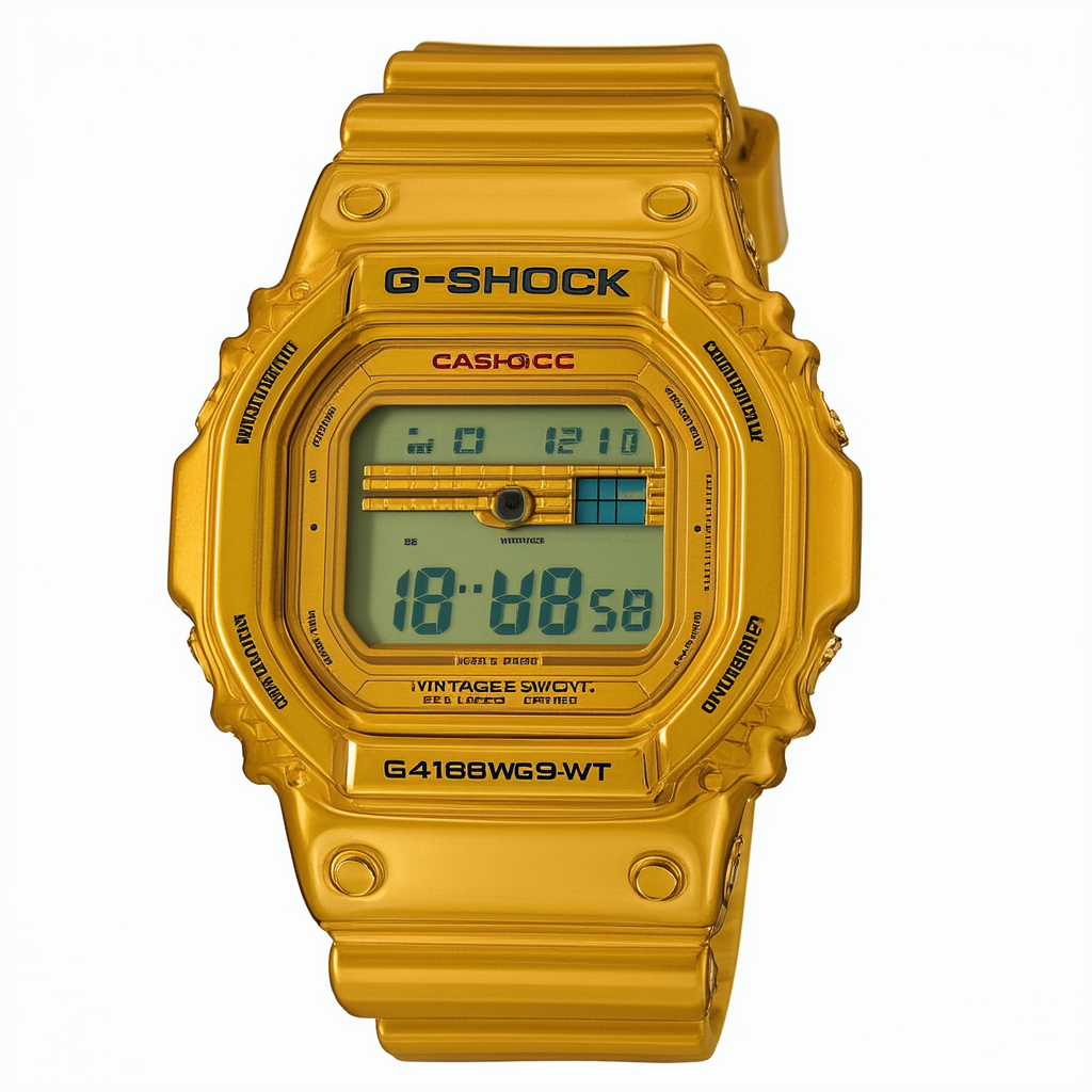 G-Shock Casio Vintage A168WG-9VT Gold One Size
