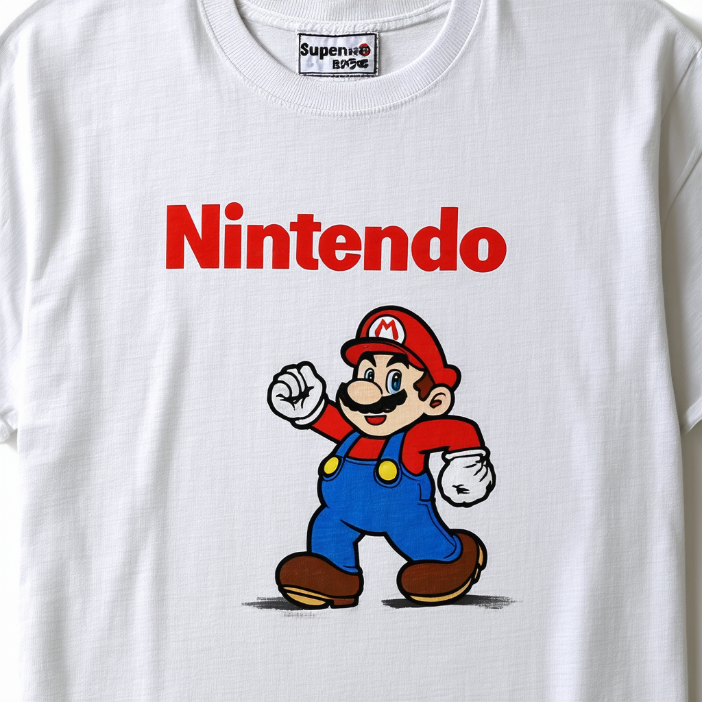 Men's Nintendo Super Mario Bros Japanese T-Shirt