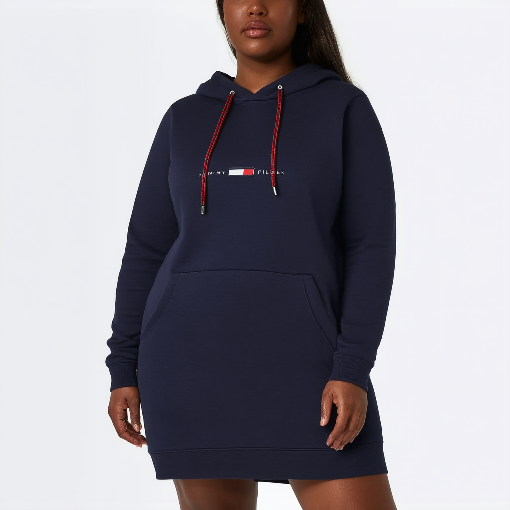 Tommy Hilfiger Plus Size Women's Hoodie Dress