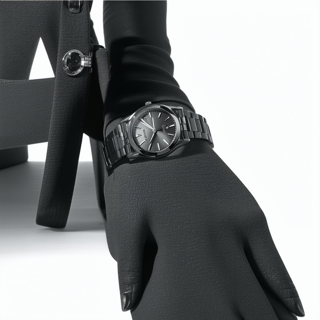 Calvin Klein Women's K9U23141 Wavy 32mm Black Stainless Steel Watch