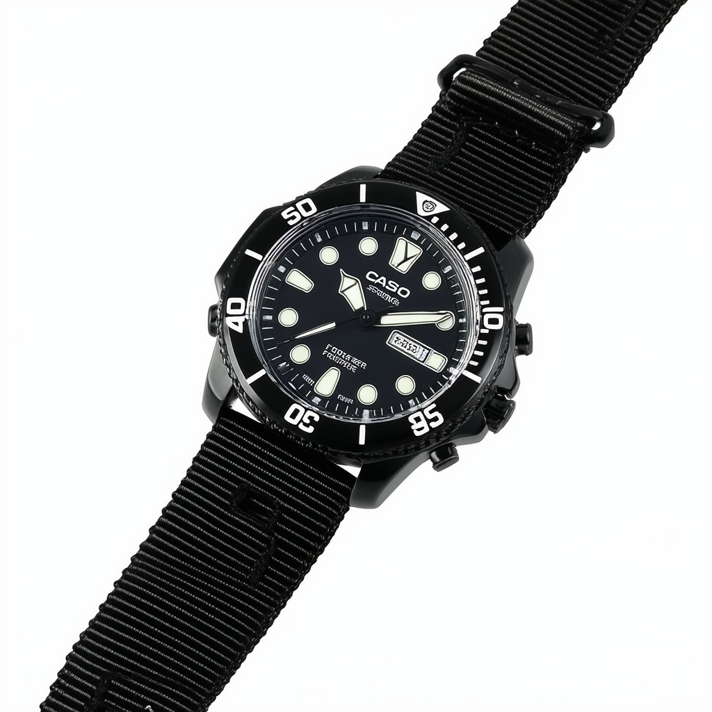 Casio FT500WC-1BVCF Men's FT500WVB-1BV Forester Sport Watch with Nylon Band